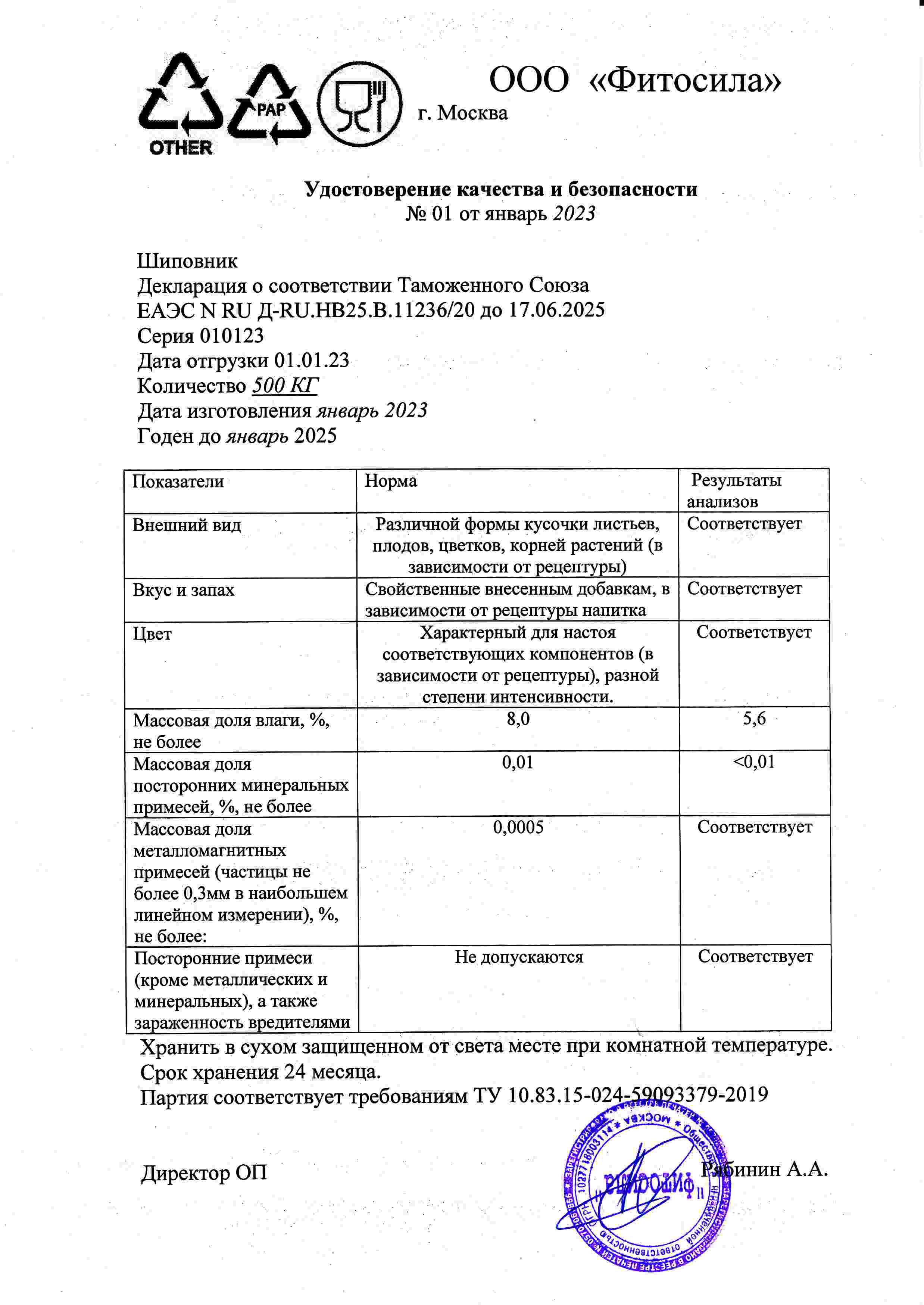 Паспорт №010123